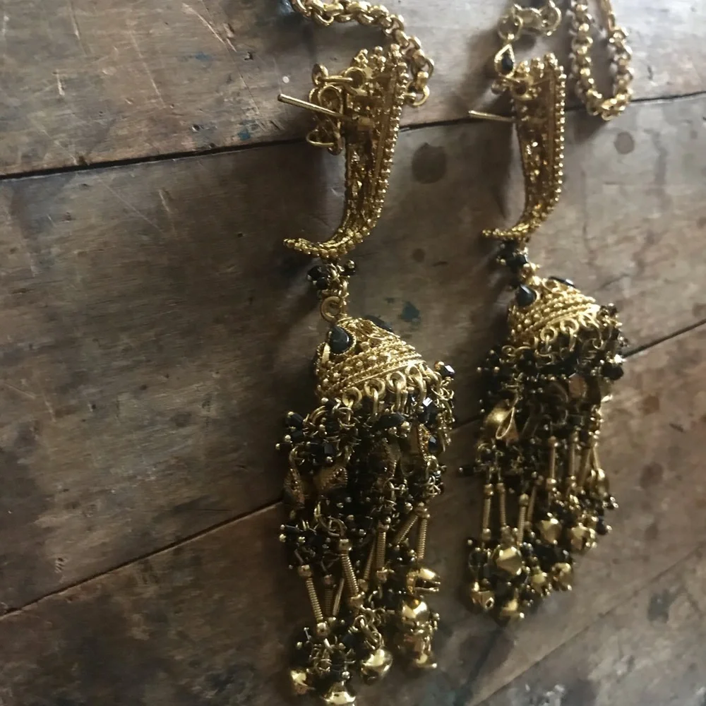 Vintage Indian earrings - Picture 8 of 9